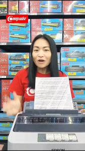 ( 11ตลับ) Compute ผ้าหมึก Ribbon เครื่องดอท Epson LQ-310 LQ-310II (LQ310) S015634 S015639 ตลับผ้าหมึกยาว 14 เมตร ผ้าไนล่อนอย่างดี มีใบกำกับภาษี