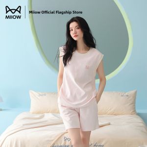 MiiOW | Summer Padded Cotton Simple Sleeveless Thin Home Wear