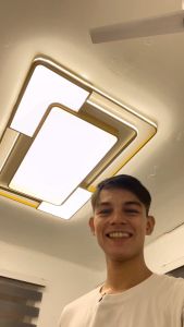 Nordic LED Lamp Simple and Modern Ceiling Light Remote/Tricolor Living room/ Childrens Room/Restaurant/Kitchen Light