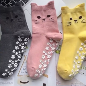 Grip Socks Cute Cat Anti-slip Yoga Pilates Socks