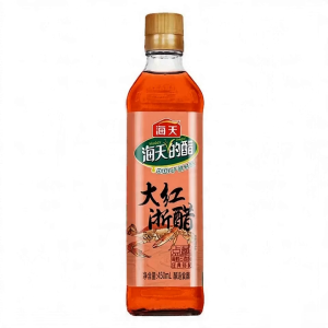 Zhejiang Vinegar 海天大红浙醋450ml瓶装红醋泡萝卜云吞水饺蟹虾醋泡菜红醋汁