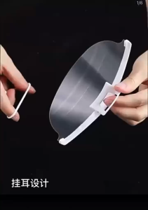 10 Cái Mặt Nạ Đầu Bếp Chống Giọt Bắn Chống Mờ - Mặt Nạ Trong Suốt Chuyên Dụng Cho Dịch Vụ Ăn Uống/Nhà Hàng