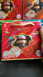 Combo 2 hộp 12 hủ Yến Sào Sallanest Chưng Đường Phèn 30% Yến Nguyên Chất Cao Cấp - Hộp 6 Hũ