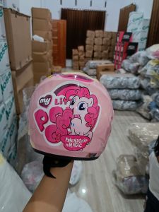 helm anak JM junior usia 5-12th my little ponny warna pink