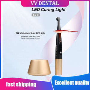 Dental Wireless 3W High-Power Blue LED Light Photopolymerizer Photo curing Lamp Cure Led Lamp3Sec Dental Resin Curing Light