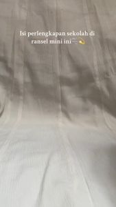 Mini Backpack Corduroy Trend Ransel Wanita Kekinian