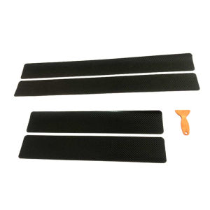 4 Miếng Dán Cửa Ô Tô Bằng Sợi Carbon 4D Chống Trầy Xước Đa Năng Bảo Vệ Chống Trầy Xước Phụ Kiện Ngoại Thất Ô Tô Màu Đen 60x7CM