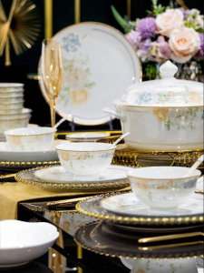 mornenjoy | Aesthetic Luxurious Ceramic Tableware Set