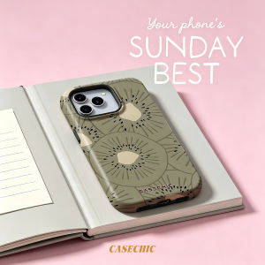 Potdemiel | Muted Color Block Daisy For 2 in 1 Flower Case For iPhone 17 16 15 14 13 Pro Max Luxury Phone Cover CaseChic