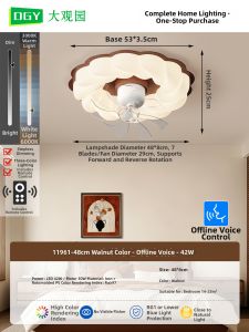 DGY | New Design Living Room Ceiling Fan Light