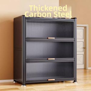Dust-proof Multi-level Kitchen Storage Shelf
