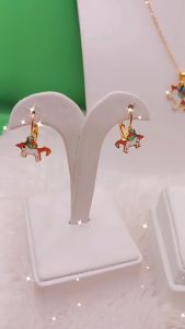 Set Perhiasan Anak Perempuan Kuda Poni 02 Titanium Tidak Berkarat dan Tahan Lama Premium Quality AA006
