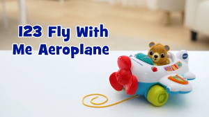 VTech 123 Fly with Me Aeroplane (Original Gift Box) Push Pull 9 to 36 months old / AppleBear FBS