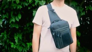 Outdoor Tactical Shoulder Bag Concealed Carry Holster Multifunction Waterproof Crossbody Chest Pack Sling Bag