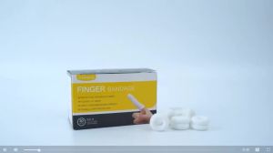 10PCS/Set  Soft Cotton Finger Bandage Finger Bobs Cots Buddies Dressings First Aid Tubular Bandage 15x600mm for Use Finger Cot