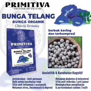 Pil Bunga Telang Herbal 100% High Quallity - Organik