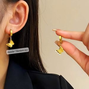 ANTING TITANIUM KUPU KUPU ANTI LUNTUR & ANTI KARAT (COD)
