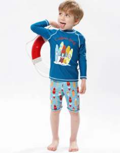[LIL BUBBA] KIDS SWIMSUIT SWIM SWIMMING CLOTHES LONG SLEEVE AND PANTS