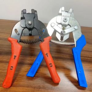 Poultry Cage Pliers Fastening Clamp Cage Pliers Animal Cage Hog Ring Pliers Tool and 600pcs M Clips Staples Chicken Mesh Cage Wire Fencing Caged Clamp Or Only Nails Only Pliers Fencing Installation Tools
