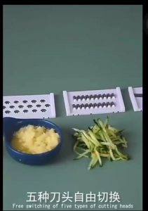 Alat Parutan Sayur & Buah 7 in 1 Vegetable Cutter Pemotong Buah Sayur Stainless Multifungsi Slicer