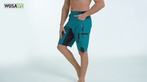 WOSAWE Men Cycling Shorts Breathable Loose Sports Downhill Mountain Bike Short Pant No Padded
