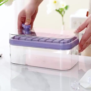 <𝙇𝙖𝙯𝙎𝙜𝙈𝙖𝙡𝙡> Lucky Home 34 Grid ICE Cube Maker Mould Silicone ICE Cube Mould ICE Cube Tray With Top Cover