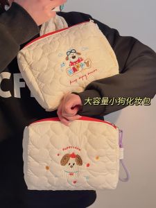 Portable Large Capacity Womens Cosmetic Bag Travel Outing Washing Bag New Model Handheld Cartoon Anime Nylon Material Storage Bag