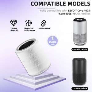 LEVOIT Core 400S / 400S-P Air Purifier Replacement Filter 3-in-1 HEPA Activated Carbon Filter Part Core400S-RF