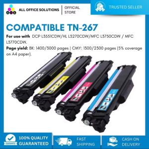 AOS Compatible TN267 Toner Cartridge for Brother HL-L3210CW/3230CDN/3270CDW DCP-L3551CDW MFC-L3735CDN/L3750CDW/L3770CDW\\n\\n Introduction to AOS Compatible TN267 Toner Cartridge\\n\\nThe AOS Compatible TN267 Toner Cartridge is a high-quality replacement toner designed specifically for select Brother printer models. This toner cartridge is compatible with Brother HL-L3210CW/3230CDN/3270CDW, DCP-L3551CDW, and MFC-L3735CDN/L3750CDW/L3770CDW printers. With its superior printing performance, cost-effective solution, and easy installation process, the AOS Compatible TN267 Toner Cartridge is an ideal choice for businesses and individuals looking for a reliable alternative to Brother's original toner cartridges.\\n\\n Key Features of AOS Compatible TN267 Toner Cartridge\\n\\n High-Quality Printing Performance\\n\\nThe AOS Compatible TN267 Toner Cartridge delivers sharp, clear, and consistent print quality that rivals Brother's original toner cartridges. The toner particles are evenly distributed, ensuring a smooth and uniform finish on every page. This makes it perfect for printing documents, reports, presentations, and other important materials that require high-quality output.\\n\\n Cost-Effective Solution\\n\\nCompared to Brother's original toner cartridges, the AOS Compatible TN267 Toner Cartridge offers significant cost savings without compromising on print quality. By choosing AOS Compatible TN267 Toner Cartridge, users can save up to 50% on their printing costs, making it an excellent choice for businesses and individuals looking to reduce their printing expenses.\\n\\n Easy Installation Process\\n\\nInstalling the AOS Compatible TN267 Toner Cartridge is simple and straightforward. Just follow these steps:\\n\\n1. Turn off the printer and unplug it from the power source.\\n2. Open the printer cover and remove the old toner cartridge.\\n3. Carefully remove the new AOS Compatible TN267 Toner Cartridge from its packaging.\\n4. Insert the new toner cartridge into the printer and close the cover.\\n5. Plug the printer back into the power source and turn it on.\\n\\n Compatible Brother Printer Models\\n\\nThe AOS Compatible TN267 Toner Cartridge is compatible with the following Brother printer models:\\n\\n- DCP-L3551CDW\\n- MFC-L3735CDN/L3750CDW/L3770CDW\\n- Brother HL-L3210CW/3230CDN/3270CDW\\n\\n How to Choose the Right Toner Cartridge\\n\\nWhen selecting a toner cartridge for your Brother printer, consider the following factors:\\n\\n Assessing Printer Compatibility\\n\\nMake sure the toner cartridge you choose is compatible with your specific Brother printer model. The AOS Compatible TN267 Toner Cartridge is designed for select Brother printer models, including DCP-L3551CDW, MFC-L3735CDN/L3750CDW/L3770CDW, and Brother HL-L3210CW/3230CDN/3270CDW.\\n\\n Evaluating Quality and Reliability\\n\\nLook for a toner cartridge that delivers high-quality print results consistently. The AOS Compatible TN267 Toner Cartridge is known for its superior print quality, making it a reliable choice for businesses and individuals.\\n\\n Considering Cost and Value\\n\\nConsider the cost of the toner cartridge and its value relative to other options available. The AOS Compatible TN267 Toner Cartridge offers significant cost savings compared to Brother's original toner cartridges, making it an excellent value for users.\\n\\n Conclusion & Next Steps\\n\\nIn conclusion, the AOS Compatible TN267 Toner Cartridge is a high-quality replacement toner cartridge designed specifically for select Brother printer models. With its superior print quality, cost-effective solution, and easy installation process, it is an excellent choice for businesses and individuals looking for a reliable alternative to Brother's original toner cartridges. We encourage users to try the AOS Compatible TN267 Toner Cartridge and experience the benefits firsthand.\"
