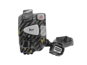 Bangren Motorcycle Domino Honda Click Handle Switch With Carbon(Hazard light/pssing light/High&Low)