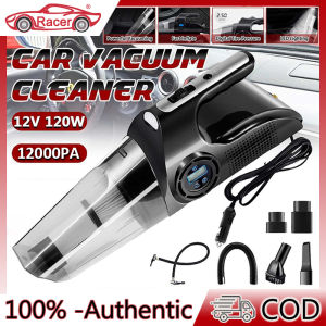 4-in-1 Car Vacuum Cleaner & Portable Air Pump: All-In-One Cleaning Solution