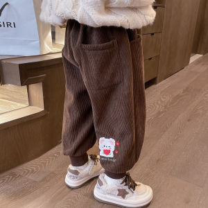 Quần Dài Thể Thao Lót Lông Cừu Hoạt Hình Cho Bé Gái Mùa Thu Đông Quần Dài Thường Ngày Cho Bé Gái Quần Dài Thoải Mái