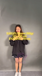 HAND BOW ZIPPER JACKET OVERSIZE LD 130 IC