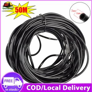 [Local Delivery] 50M Drip Irrigation Hose 4 7 Water Systems Garden Hoses PVC Drip Irrigation Pipes Automatic Plant Watering Tube
