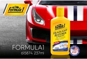 Chất Đánh Bóng Và Phục Hồi Đèn Pha Ô Tô FORMULA1 Xuất Xứ Mỹ - Tẩy Ố Vàng Vệ Sinh Cặn Canxi Đèn Và Kính Xe