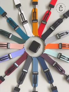 ( TANPA JAM ) " FOLDING MAGNET " TALI STRAP WATCH MAGNETIC LOCK - SIZE 38mm 40mm 41mm 42mm 44mm 45mm 49mm | Tali strap sport band