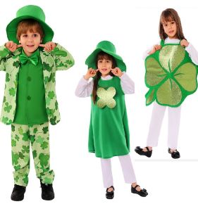 WUYIMEI | Stage Look Picks Party & Stage Performance Costume Irish Clover Dress