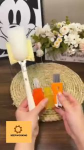 KEEPWORKING 5-in-1 Multipurpose Brush for Cleaning Water Bottles, Cups, and Baby Bottles
