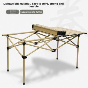 LINSI | Outdoor Camping Folding Table and Chairs Set