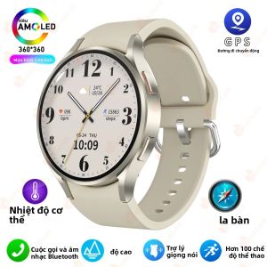 Đồng Hồ Thông Minh New 2025 Watch 6 Pro GPS Thiết Bị Theo Dõi Thể Dục Thể Thao Mặt Đồng Hồ Tùy Chỉnh Gọi Thoại Dành Cho Nam Nữ Tương Thích Với iOS Và Android