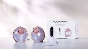 Momcozy🇺🇸เครื่องปั๊มนมรุ่น V2Pro แบบสวมใส่ได้ น้ำหนักเบาพิเศษ พกพาง่ายและแฮนด์ฟรี มี 3โหมด15ระดับ