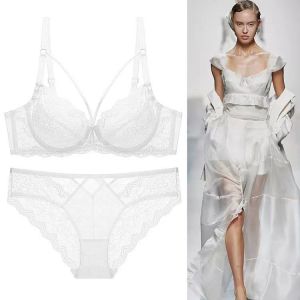 Finetoo Bralette Bra For Women Underwear Beautiful  Back Deep V Lace