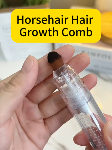 Portable Scalp Applicator Comb Essential Oil Liquid Guiding Massager Hair Serum Rollerball Applicator Anti-Hair Loss Scalp Care Tool