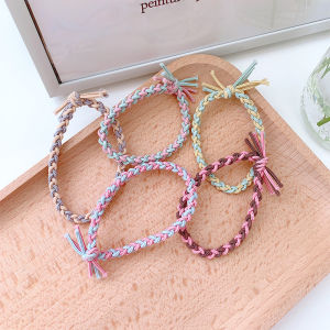 Durable Simple Hair Ties for Women Braided Hair Bands Hair Accessories for Girls Elastic Hair Bands for Ponytail