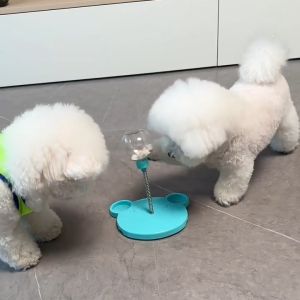 Pet Toys Dog And Cat Interactive Play Ball Self Entertaining Wobble Feeder Toy Squeaky Toy for Dogs And Cats Food Dispensing Toy