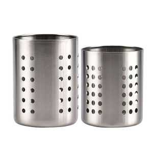 【New Arrival】 Stainless Steel Countertop Utensil Organizer Easy Cleaning Thickened Flatware Caddy for Organize Drawers and Countertops