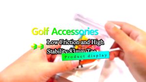 Low Friction and High Stability 83mm Golf Tee Pack(10 Pcs)
