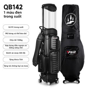 PGM | Túi Đựng Gậy Golf Có Bánh Xe và Thể Nở cho Nam và Nữ