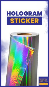 DPS Printable Sticker Hologram Sticker cut size 5 Meters