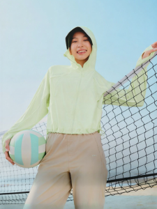 Beneunder | Banana Leaf Womens Lightweight Sportswear Summer Outdoor Casual Loose Fit UV Protection Quick Dry Breathable Long Sleeve Hoodie